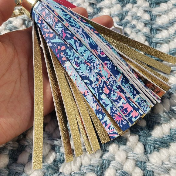 Lilly Pulitzer Tassel Keychain GYPSEA GIRL NWT! - Picture 4 of 10